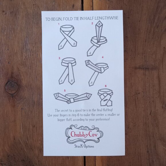 New Chubby Cov Stock Tie - Picture 4 of 4